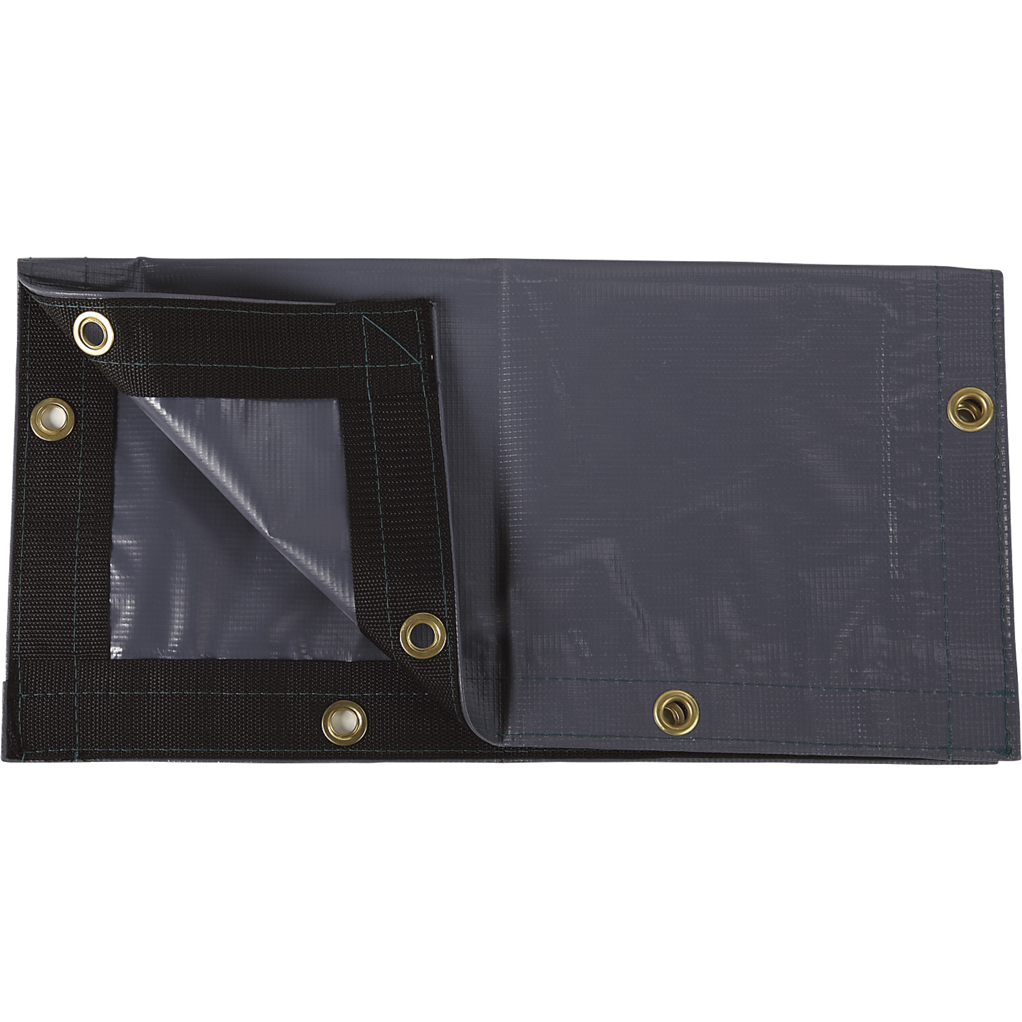 Weather Guard 11.2-Oz. Extreme-Duty PVC Tarp, Charcoal Gray, 10ft. x 12ft., Model# TRP-10x12PVC-WG